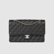 1위 (유명유튜버 추천 상품 영상) Chanel 샤넬 클래식 캐비어 플랩백 블랙 금,은장