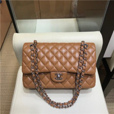 CHANEL 샤넬 램스킨 숄더백 25CM 은장 1112 신상