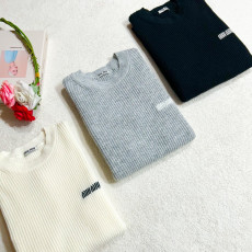 MIUMIU 미우미우 골지 긴팔 니트