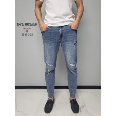 THOM BROWNE 톰브라운 컷팅 청바지