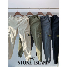 STONE ISLAND 스톤아일랜드 카고 조거 허리반밴딩 팬츠