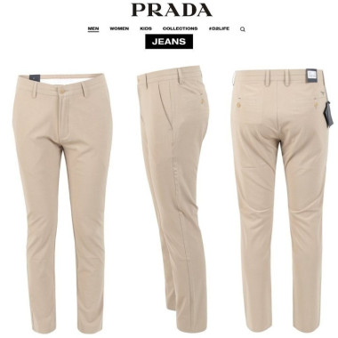 PRADA 프라다 린넨 슬랙스