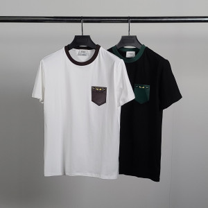 FENDI 펜디 포켓패치 라운드 반팔티
