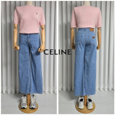 CELINE 셀린느 썸머 기본 와이드 팬츠