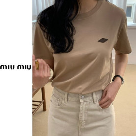 MIUMIU 미우미우 롬버스 패치티 4COLOR