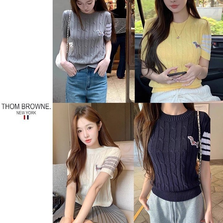 THOM BROWNE 톰브라운 도그 꽈배기 니트 5COLOR 