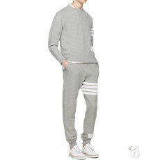 THOM BROWNE 톰브라운 사선완장 시그니처 코튼 맨투맨 & 스웻팬츠 세트 3COLOR