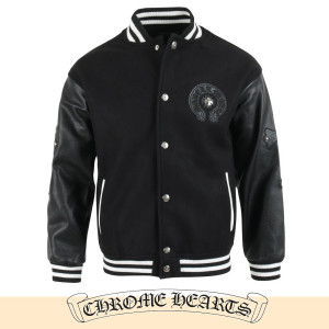 CHROME HEARTS 크롬하츠 말굽 크로스 바시티 자켓