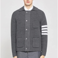 THOM BROWNE 톰브라운 4바 울 니트 가디건