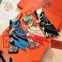 HERMES 에르메스 미니 실크 방도