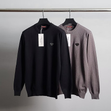 PRADA 프라다  로고와펜 캐시미어 니트