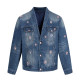 LOUIS VUITTON 루이비통 엠브로이더드 기모노 데님 자켓 　