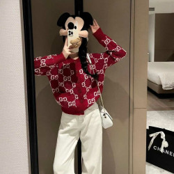 ●10월 판매 13위● GUCCI 구찌 GG 쟈카드 가디건