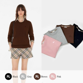 ●10월 판매 8위● BURBERRY 버버리 기마 자수 크루넥 니트