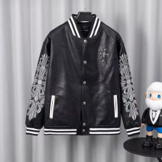 CHROME HEARTS 크롬하츠 바이크시티 화이트 바시티 자켓