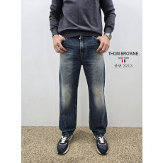 THOM BROWNE 톰브라운 세미와이드 청바지