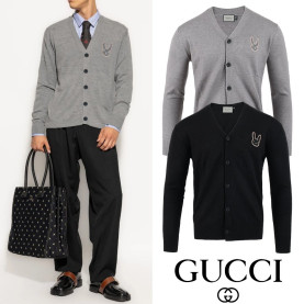 GUCCI 구찌 래빗자수 울 가디건