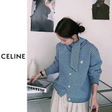 CELINE 셀린느 스트라이프 머플러 니트 3COLOR