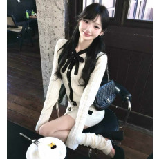 ALEXANDER WANG 알렉산더왕 보우스트랩 니트 투피스 세트