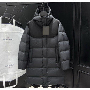 MONCLER 몽클레어 배색 다운 롱패딩