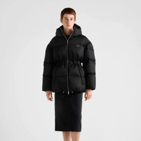 PRADA 프라다 리나일론 네로 다운 패딩