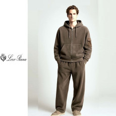 LOROPIANA 로로피아나 포켓 스웨이드 골덴 후드 세트 2COLOR