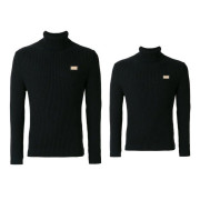 DOLCE&GABBANA 돌체앤가바나 골드 플레이트 골지 터틀넥 2COLOR