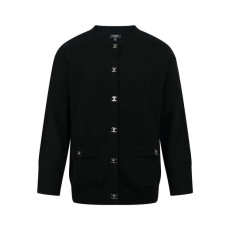 CHANEL 샤넬 로고 버튼 가디건 2COLOR