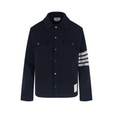 THOM BROWNE 톰브라운 사선완장 코튼 셔츠 자켓