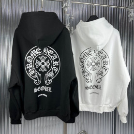 CHROME HEARTS 크롬하츠 서울 로고 기모 후드