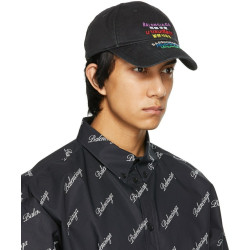 BALENCIAGA 발렌시아가 멀티 랭귀지 볼캡