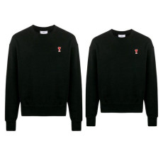 AMI 아미 스몰패치 커플 맨투맨