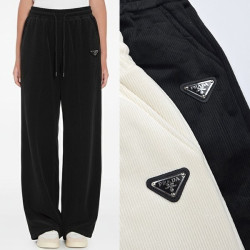 PRADA 프라다 코듀로이 와이드 팬츠