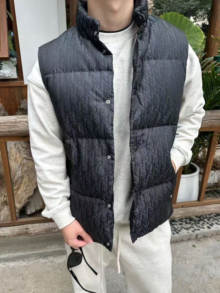 DIOR 디올 오블리크 다운 베스트