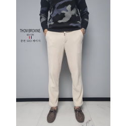 THOM BROWNE 톰브라운 기모 코듀로이 매직밴드 팬츠