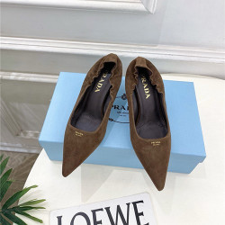 PRADA 프라다 여성용 힐 (굽높이7CM) P66136 2COLOR