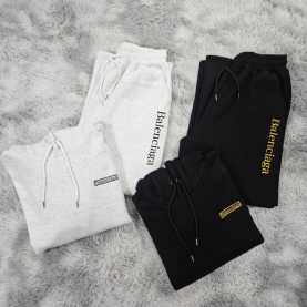 BALENCIAGA 발렌시아가 스퀘어 기모 후드&와이드 팬츠 세트