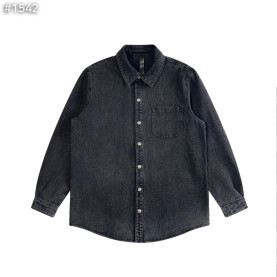 CHROME HEARTS 크롬하츠 빈티지 워싱 데님 셔츠