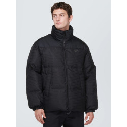 PRADA 프라다 리나일론 트라이앵글 로고 다운 자켓