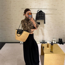 CHANEL 샤넬 위빙백 라지 AS6840