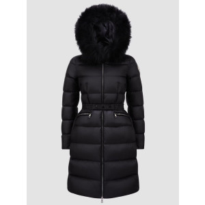 MONCLER 몽클레어 866 보에딕 구스다운(블랙 폭스퍼) 롱패딩