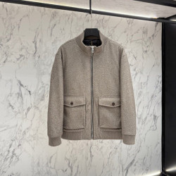 LOROPIANA 로로피아나 8599 울 집업 패딩 자켓