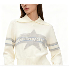 DIOR 디올 모크넥 스타 울캐시 니트