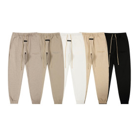 FEAR OF GOD 피어오브갓 에센셜 719 톤온톤 로고 플리스 스웨트 팬츠
