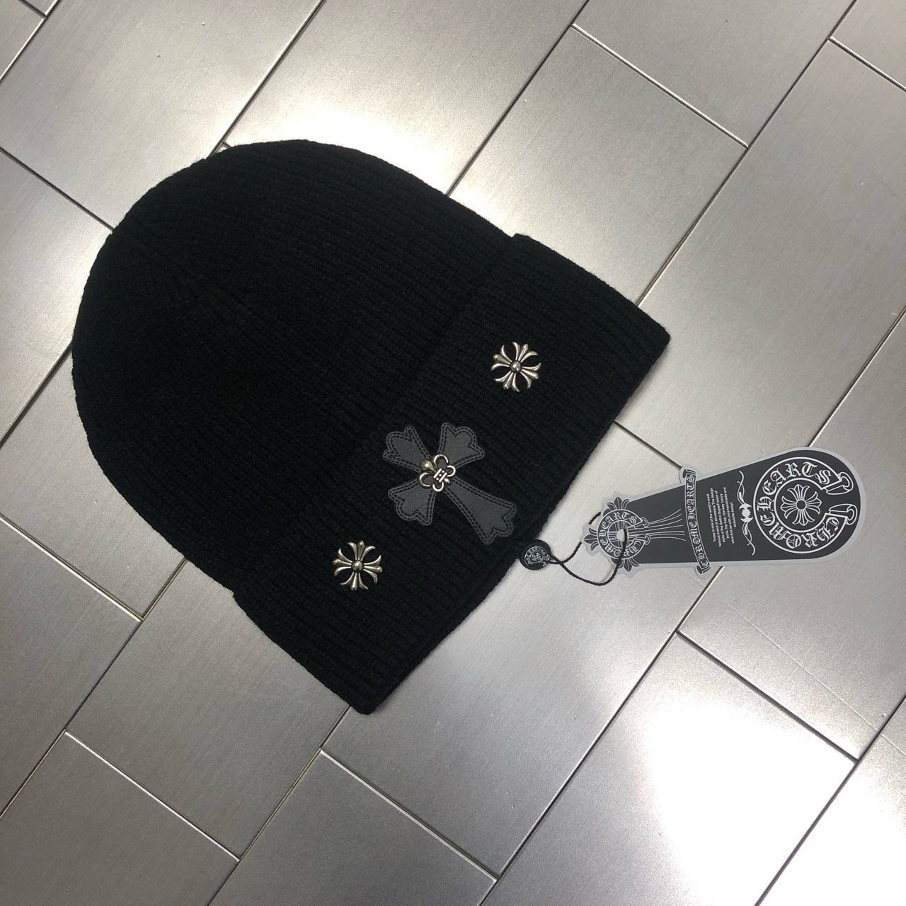 CHROME HEARTS 크롬하츠 크로스 니트 비니