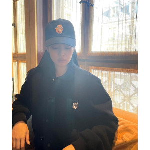 MAISON KITSUNE 메종키츠네 그레이폭스 울 블루종