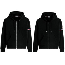 MONCLER 몽클레어  삼선 암밴딩 커플 후드 집업 자켓