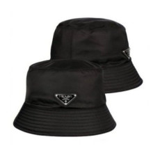 PRADA 프라다 메탈 로고 버킷햇