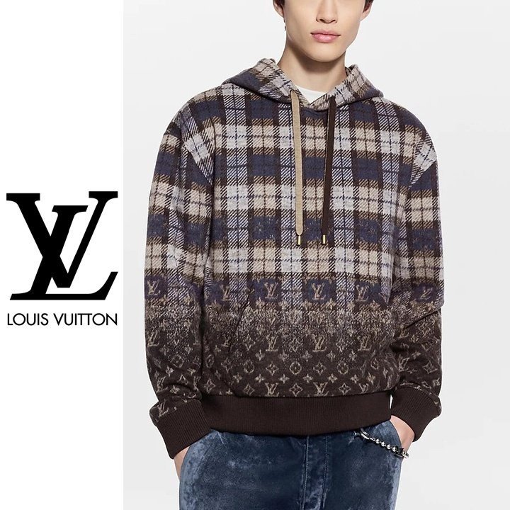 LOUIS VUITTON 루이비통 페이디드 플래드 후드