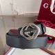GUCCI 구찌 벨트 4CM G80911